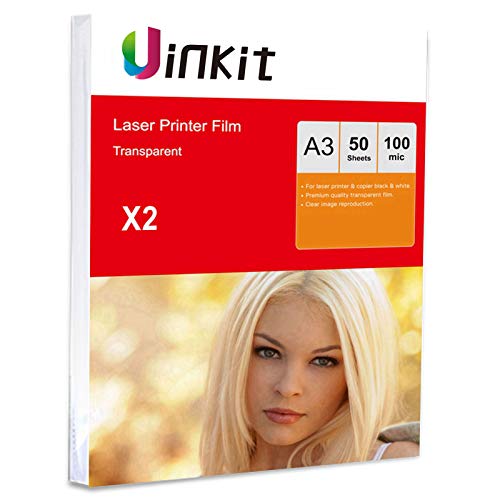 image for A3 OHP Film for Laser Print - 100sheets Overhead Projector Transparenc