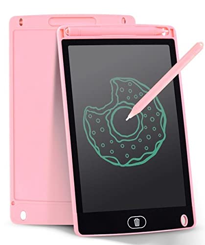 O'fix Premium Big Size LCD Writing Tablet Kids Round Edges10.5" Inch, Erasable Electronic Doodle Boogie Board, Mini Electronic eWriter, Digital Handwriting Memo Drawing Pad, Creativity, Best Gift for Kids (Pink)-image-42