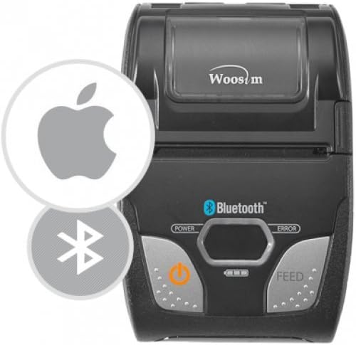 Paypal Here Certified Woosim R241 Receipt Printer - Works Straight out of the box with your Pay Pal Here device , Black By Pac Supplies Global Ltd