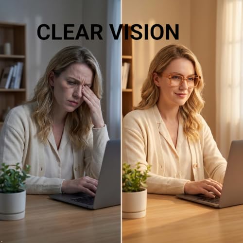Image of Eyekepper Reading Glasses 2.75, Readers for Women, 2 Pack Brwon