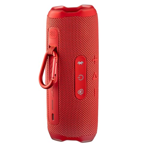 Image of JBL Flip 7 Portable Bluetooth Speaker (Red) | Bold Pro Sound with AI Sound Boost, 16-Hour Playtime, IP68 Waterproof & Dustproof, Auracast Multi-Speaker Pairing + Travel Case