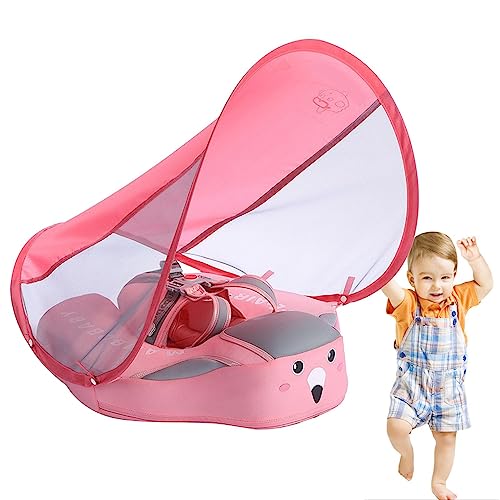 Rianpesn Flutuadores para piscina com dossel | Boia removível com proteção solar UV FPS 50+ | Boias