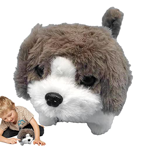 Cachorro de pelúcia elétrico | Andando e latindo cachorro brinquedo elétrico animado - Brinquedo ele