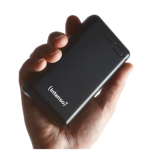 Intenso Powerbank XS20000 – 20.000 mAh – Kompakter externer Akku für Smartphone, Tablet & Kamera, USB-C, USB-A, microUSB, Schnelles Laden, Schwarz