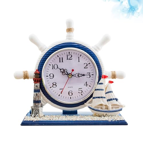 Reloj de escritorio náutico en forma de barco de vela un regalo sofisticado 8