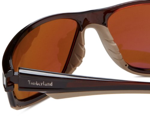 Timberland Men's TB9045SW6350H Polarized Wrap Sunglasses4