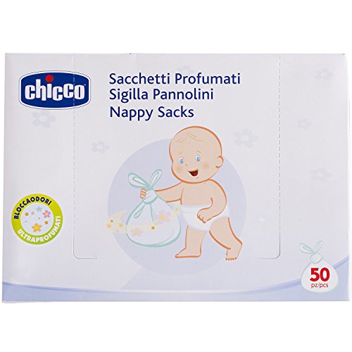 Sacos Perfumados para Fraldas, 50 Unidades, Chicco, Salmão