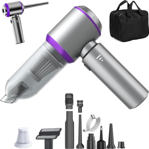 Image of NWDEY Car Vacuum, 20000Pa Cordless Handheld Vacuum & Air Duster, 4-in-1