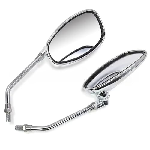 Espejo retrovisor para motocicleta con rosca de 10mm y amplio ángulo de visión 2