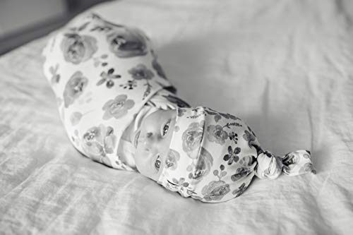 Copper Pearl Baby Beanie Hat Top Knot Stretchy Soft Rowan #TOP4