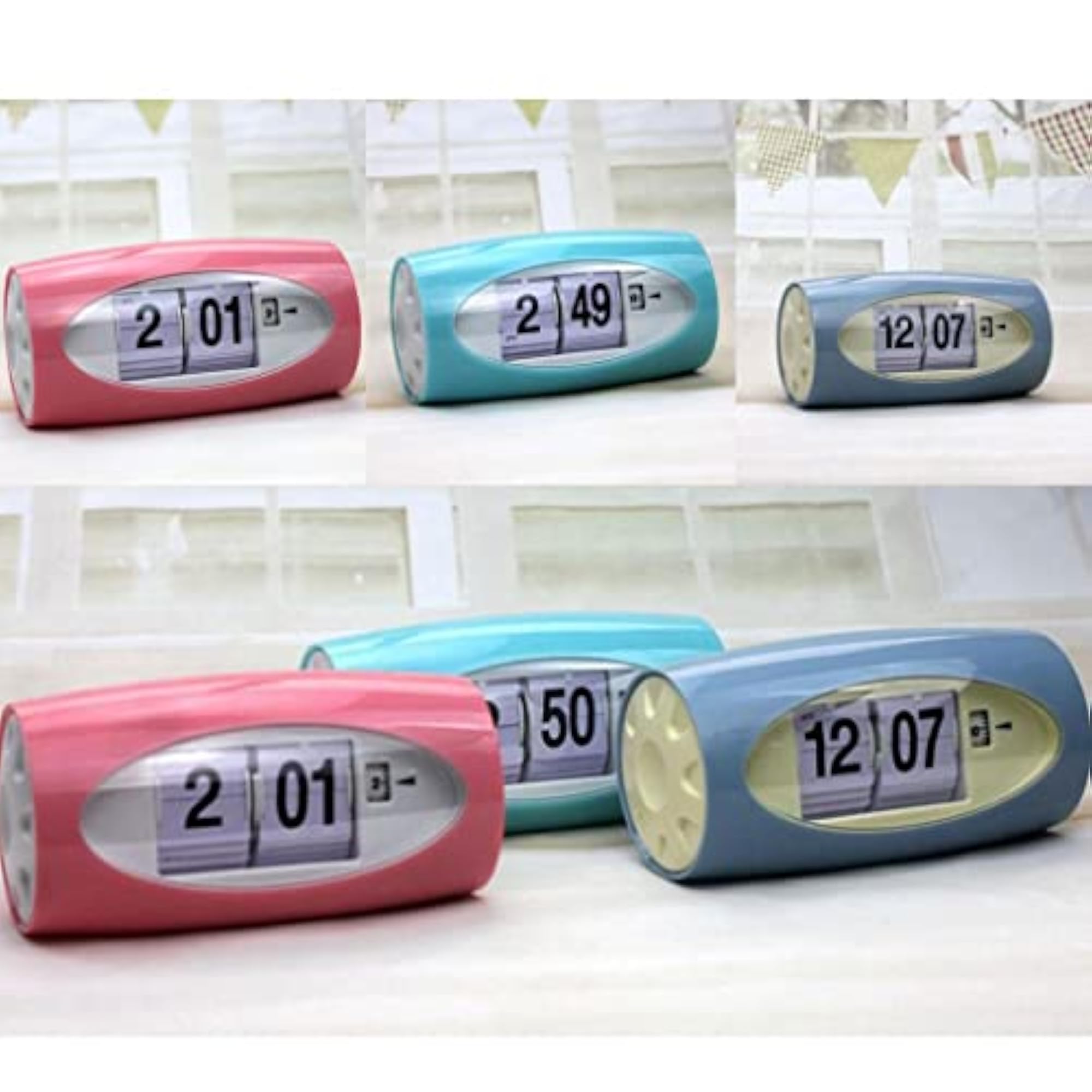 Digital Table Clock Auto Flip Clock Alarm