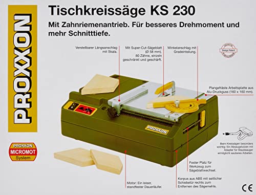 Proxxon Tischkreissäge KS 230, 27006 - 2