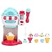 Macchina per gelato, gelatiera per bambini con giocattolo educativo di musica leggera(bianco)