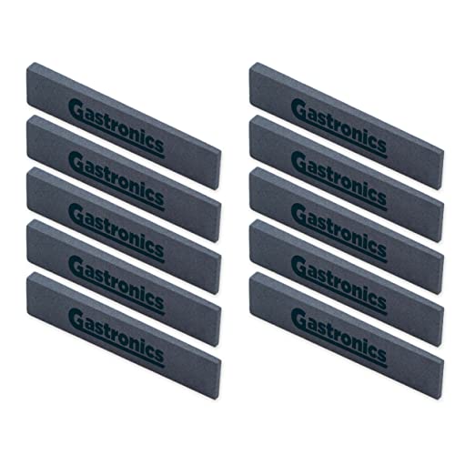 Gastronics Schleifstein Wetzstein Kebab Kreismesser Dönermesser 10 er Pack Grau Keil Form Cover