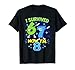 8th Birthday Dabbing Six Seven I Survived 67 Now I'm 8 T-Shirt