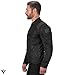 Nomad Motorcycle Jacket for Men, Ironborn Biker Jacket, Cruiser Sportsbike Enduro Mens Riding Jacket with Armor Protection (X-Large, Black)