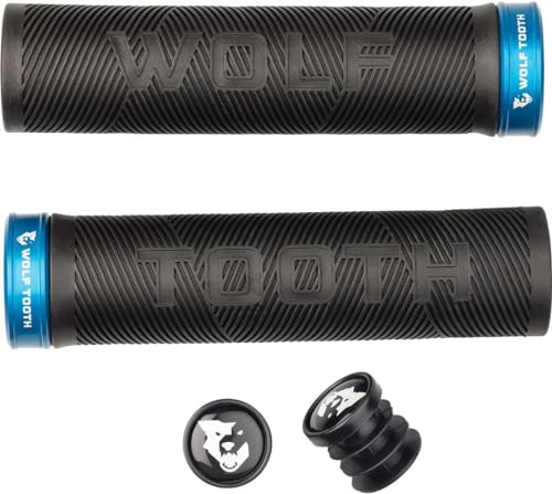 �E���t�g�D�[�X(Wolf Tooth) Echo Lock-On Grip Black Grip with Blue Collar