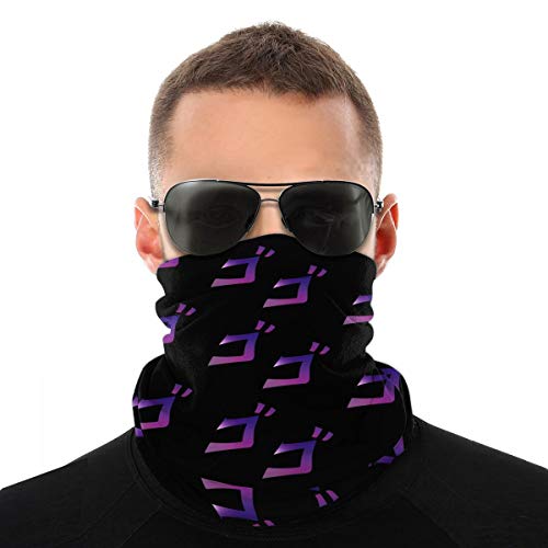 Snanna Jojo'S Bizarre Adventure Unisex Bandana Balaclava Neck Gaiter Magic Face Mask Cover Scarf Sun Uv Protection Dust Wind Proof Headwear For Outdoor