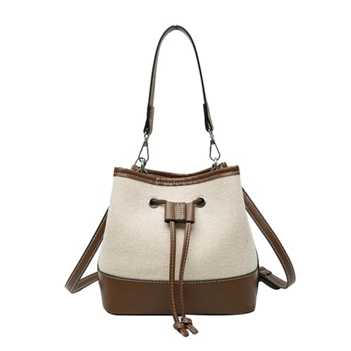 Crossbody Bags for Women PU Leather Tote Bag Trendy Cross Body Purse Shoulder Bag with Adjustable Strap Canvas Handbags