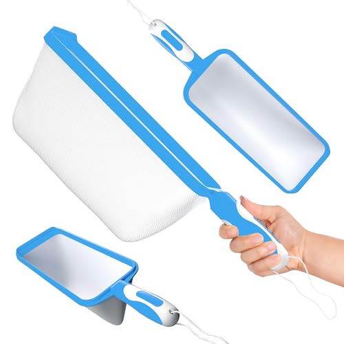 The Skimmie Swim-N-Scoop in-Pool Handheld Skimmer Net for Scooping Debris, Leaves, and Bugs While Swimming