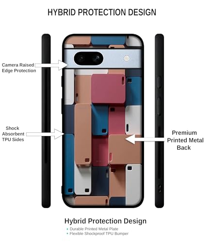 Image of Mobile Cover Design Premium 2D Printed Metal Back Case Cover for Google Pixel 7A 5G
