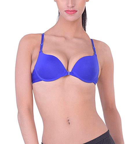 brachy Women's Everyday Multipurpose Front-Closure Bra BCA_FOPPB0103_36C_Royal Blue-picture-12