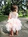 2Bunnies Girl Beaded Peony Lace Back A-Line Tiered Tutu Tulle Flower Girl Dress (Pink Sleeveless Short, 12M)