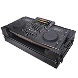ProX XS-OPUSQUADWBL ATA Flight Style Road Case For Pioneer Opus Quad DJ Controller with 1U Rack Space and Wheels - Black Finish