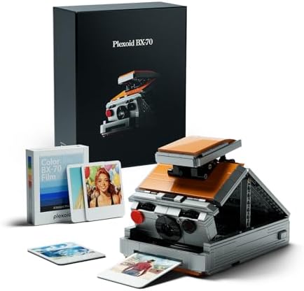 Nifeliz Plexoid BX-70 Camera Building Set for Adults, Vintage Photography Model Toy to Build and Collect, Retro and Creative Gift for Camera Lovers (680 PCS, NF10303)