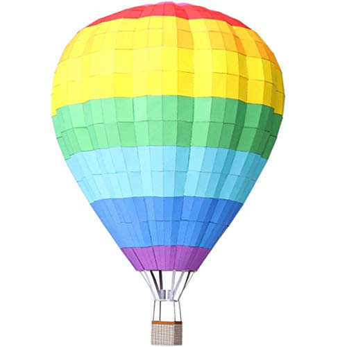 Balão de Ar Quente Quebra Cabeça 3D Colagem Miniatura Papercraft HAS BRASIL