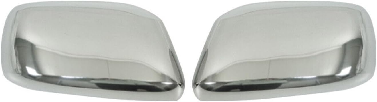 OMAC Side Mirror Cover Caps Fits Nissan Frontier 2005-2021 Stainless Steel 2 Pcs