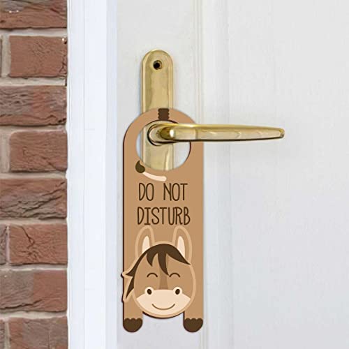 Image of CVANU Do Not Disturb Wooden Door Sign Hanger Size(24cm x 8.5cm) cv72