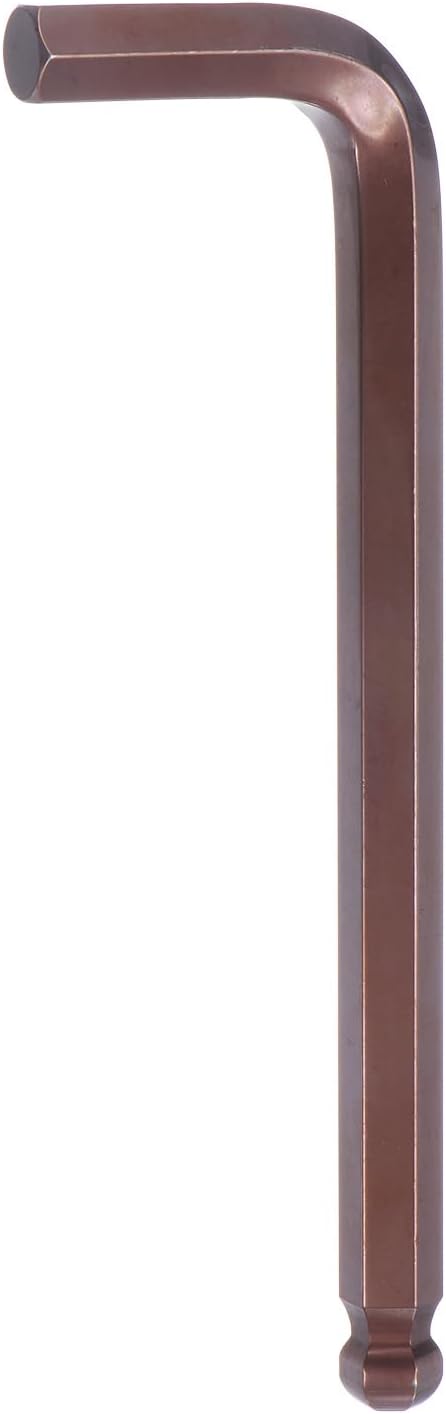 HARFINGTON Ball End Hex Key Wrench 14mm S2 Steel L-Shape Long Arm Hexagon Metric Wrenches Repairing Tool for Home Repair, Red