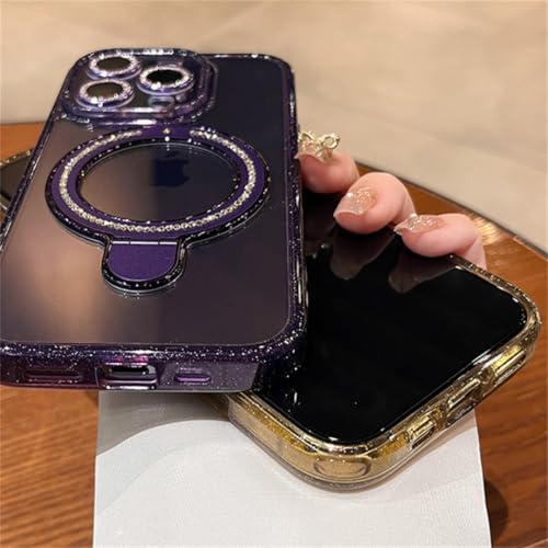 Coque iPhone 15 anti-jaunissement magnétique pour protéger l'appareil photo des chutes