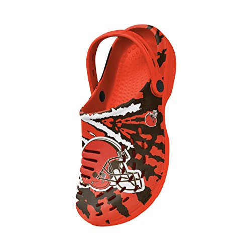 Image of FOCO Mens NFL Team Logo Tie-dye Garden Water Sandals Shoes Slipper Clogs with Strap