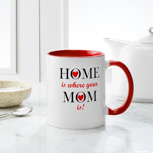 Taza de cerámica 11 oz Home Is Where Your Mom Is miniatura 4