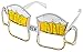 Produktbild Amscan 998397 - Bierkrug-Brille, Bierfest, Accessoire, Motto-Party