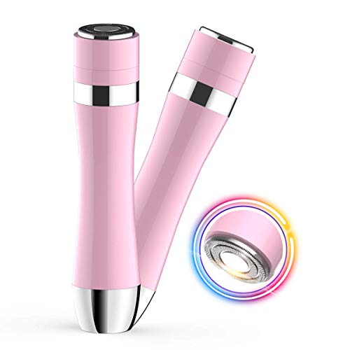Epilateur Visage et Rasoir Electrique Femme rechargeable 4 têtes sans douleur