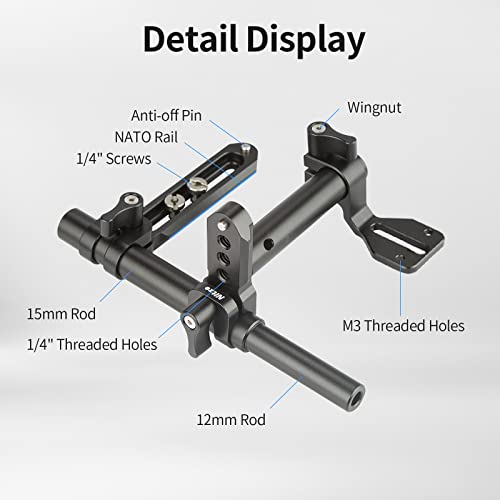 Nitze LIDAR Mounting Kit for DJI Focus Pro LiDAR and DJI Focus Pro Motor - T-D02C, Black - Image 2