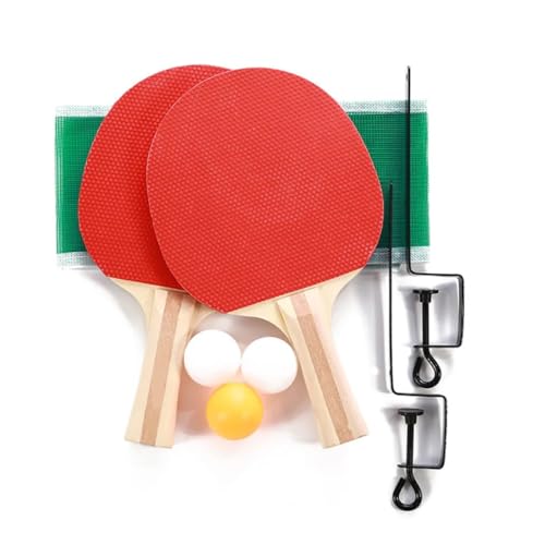 Kit Ping Pong Raquete, Bolinhas, Rede Suporte