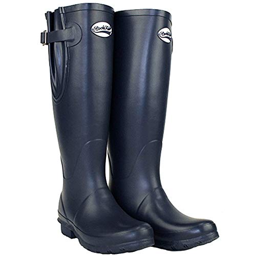 Rockfish women’s wellies wide adjustable or standard calf fit Purple