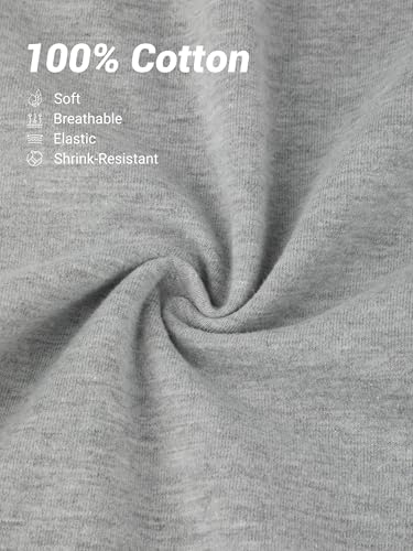 Wenouy 3 Pack Men's Cotton Pajama Pants Soft Pjs Lounge Bottoms with Pockets & Elastic Waist Sleepwear for Men Medium, Black, Light Gray, Gray, Navy Blue