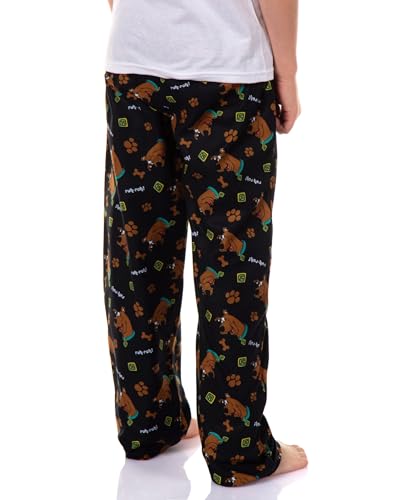 Scooby Doo Boys Pjs Ruh-Roh Snacks All Over Print Lounge Sleepwear Pajama Pants4