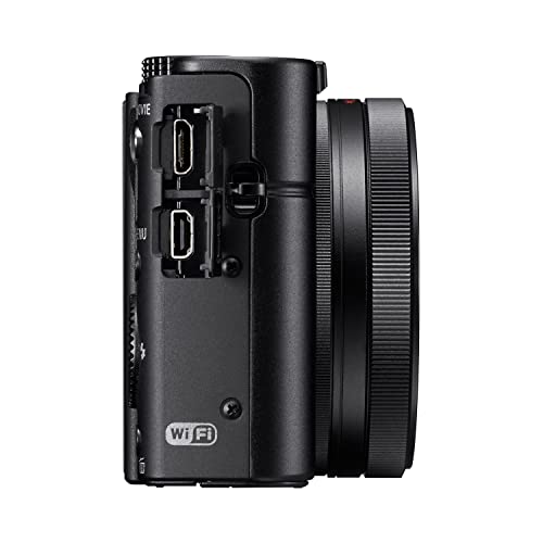 Sony Rx100 Iii 20.1 Mp Premium Compact Digital Camera W/1-Inch Sensor And 24-70Mm F1.8-2.8 Zeiss Zoom Lens (Dscrx100M3/B), 6In L X 4.65In W X 2.93In H, Black #TOP2