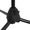Tiger MCA21-BK Straight Microphone Stand with Tripod Base - Adjustable Mic Stand - Black #5