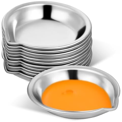 VILLCASE 18pcs Stainless Steel Painting Palette Cover