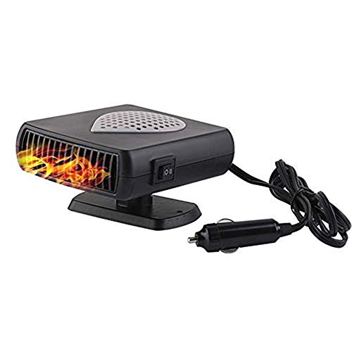 12v plugin heater - MASO 12V 2 in 1 Portable Car Heater,Rapid Heating Car Defroster,Hot & Cold Car Cooling Fan with Plug in Cigarette Lighter