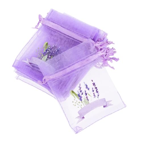 Bolsas de gasa con cierre lavanda 20 pcs miniatura 1