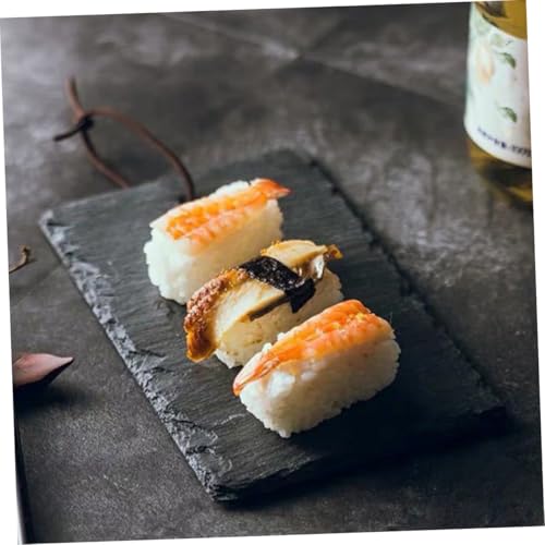 Platos para sushi aislados negros Alipis 2 piezas miniatura 6