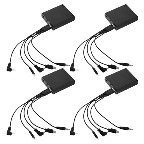 FOYTOKI Lot de 4 alimentations externes pour Coffre-Fort - Batterie de Secours de Remplacement pour...